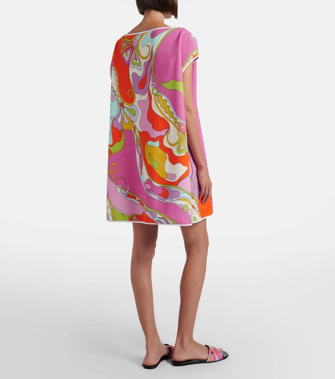 Pucci - Orchidee cotton-blend terry minidress
