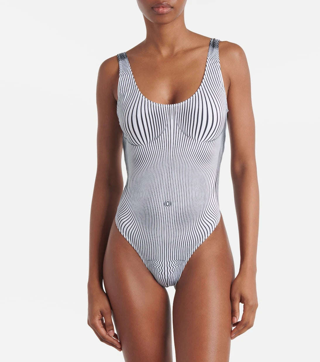Jean Paul Gaultier - Pinstripe Body Morphing swimsuit
