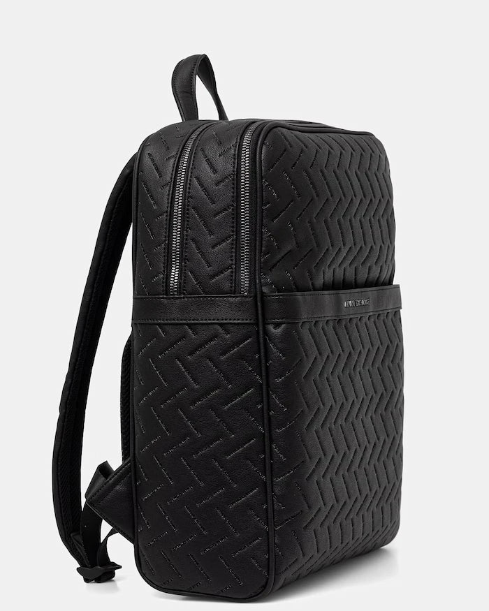 Armani Exchange Erkek Suni Deri Sırt Çantası