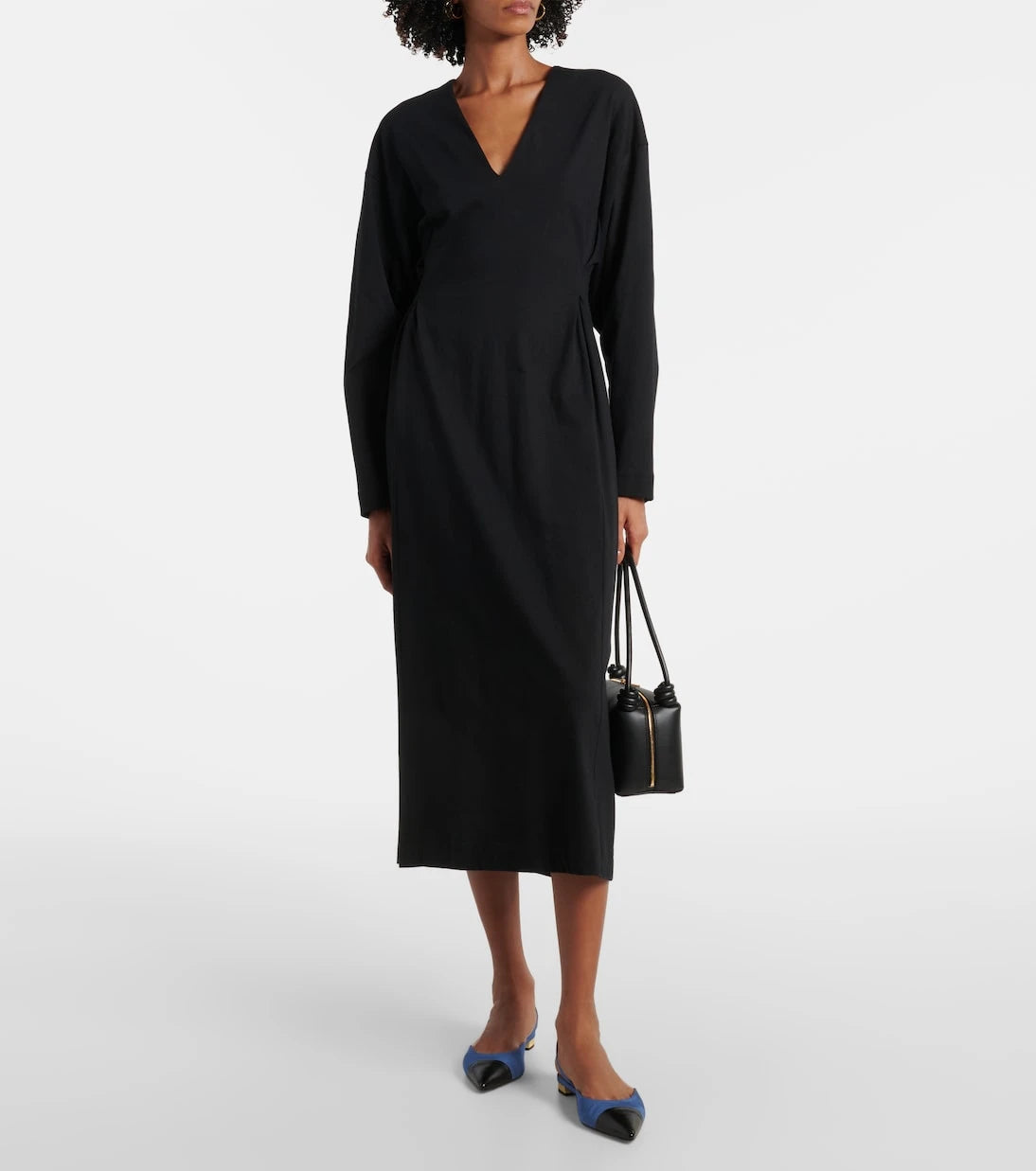 Aquazzura - Milanese leather-trimmed slingback flats