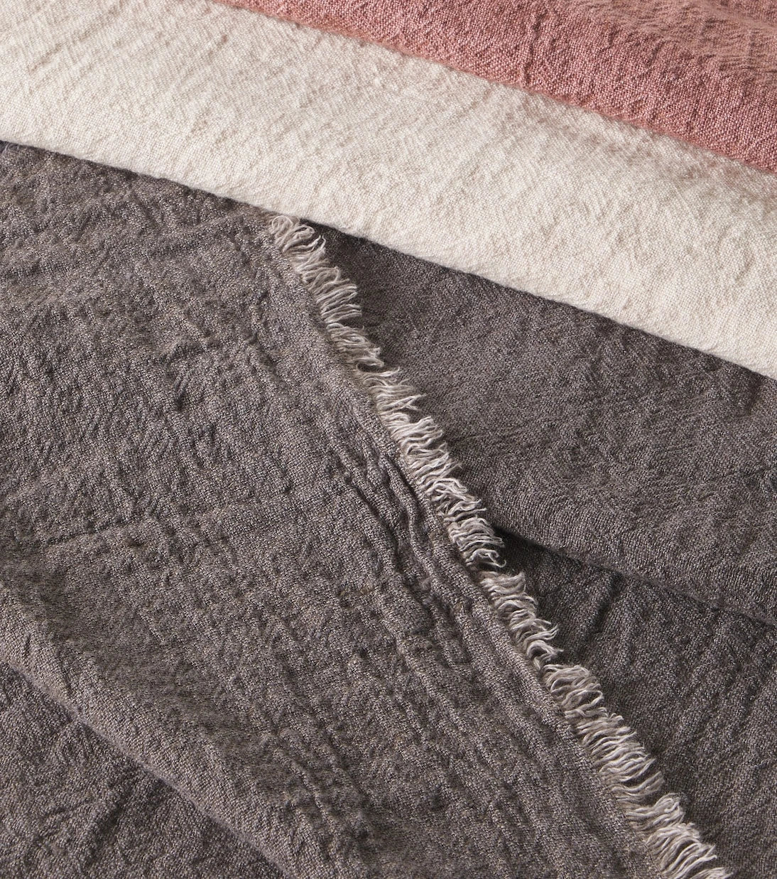 Maison de Vacances - Linen crêpe throw
