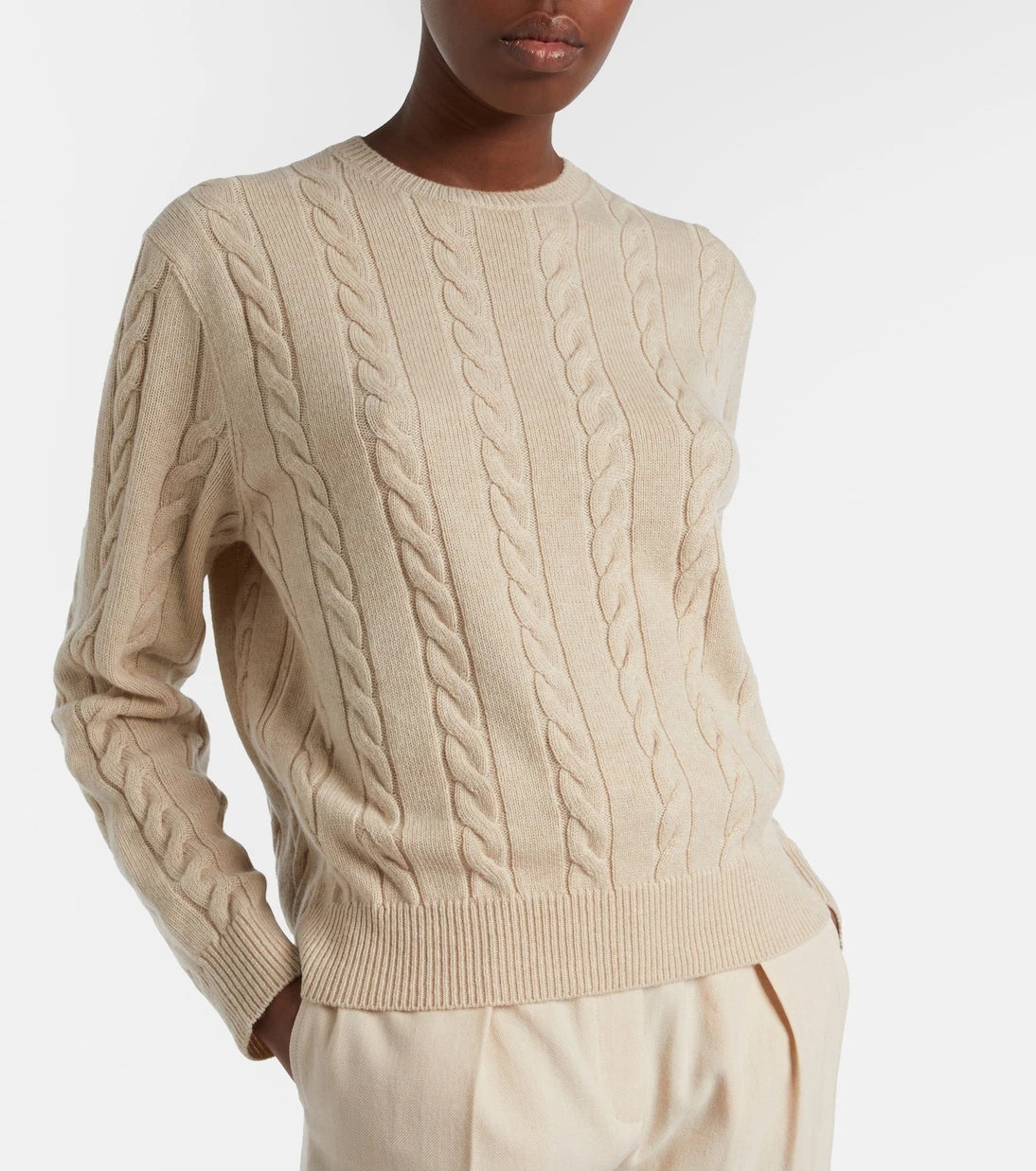 Loro Piana - Cedar cable-knit cashmere sweater