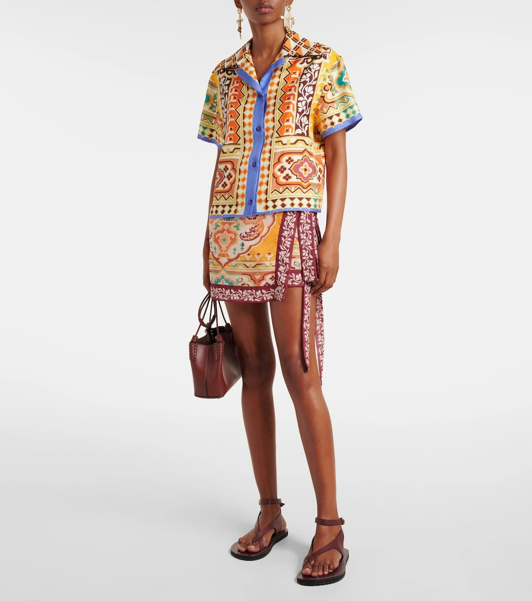 Etro - Printed silk shirt