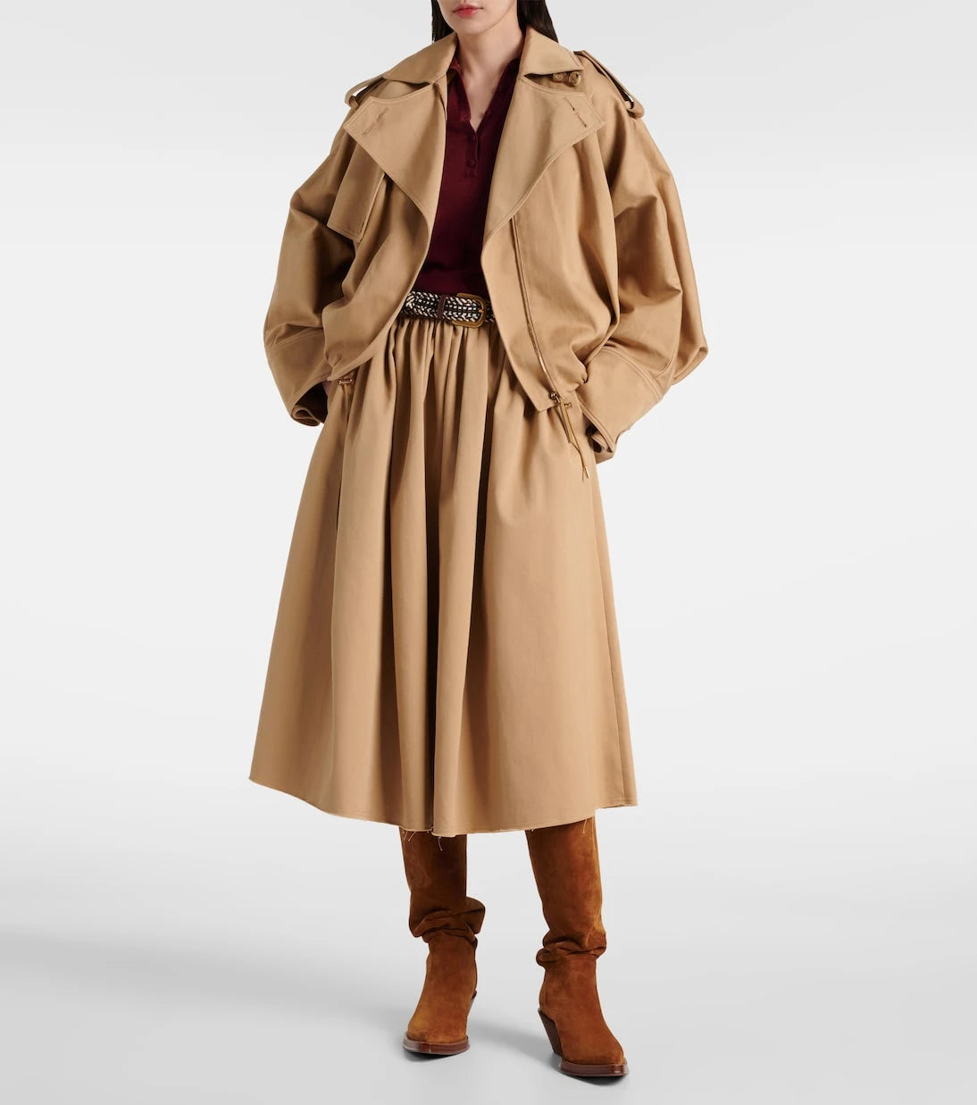 Gabriela Hearst - Hunt cotton twill trench jacket