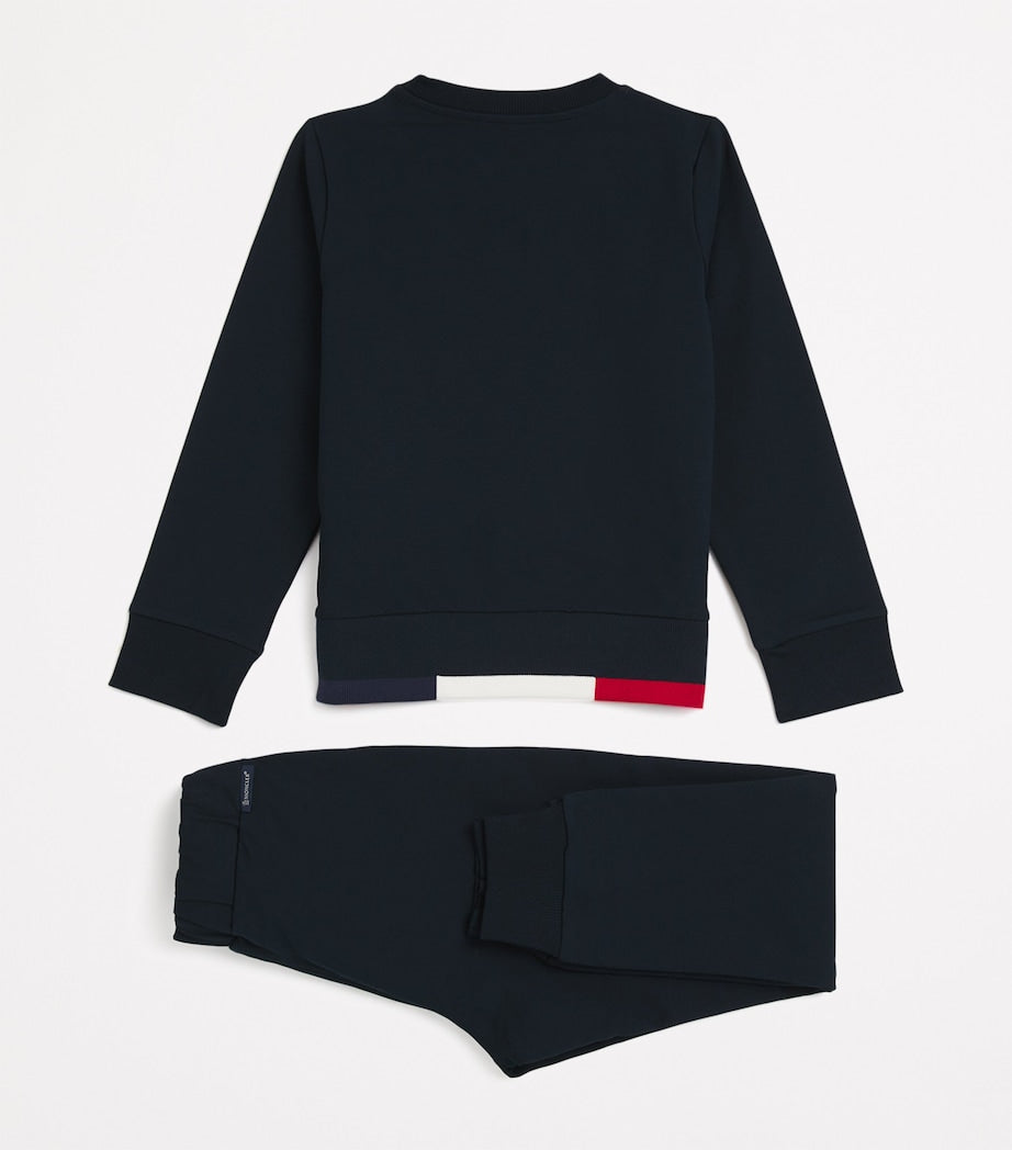 Moncler Enfant Stretch-Cotton Logo Tracksuit Set (8-10 Years)