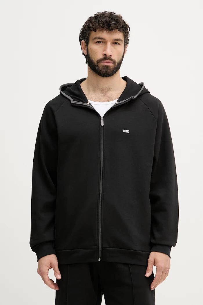 BOSS Erkek Fermuarlı Kapüşonlu Sweatshirt Sense Hooded Jacket