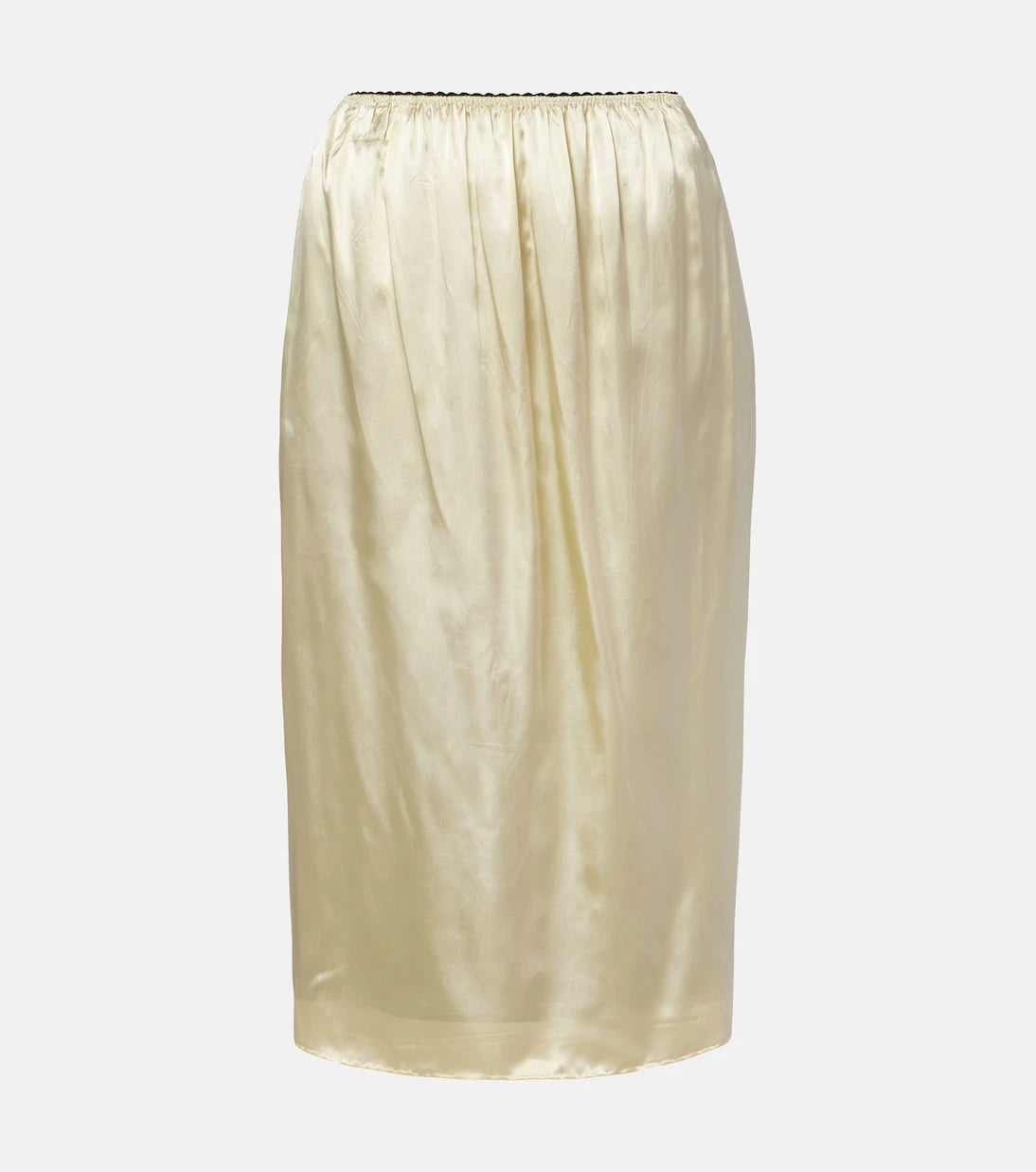 Phoebe Philo - İpek karışımlı saten kaygan etek