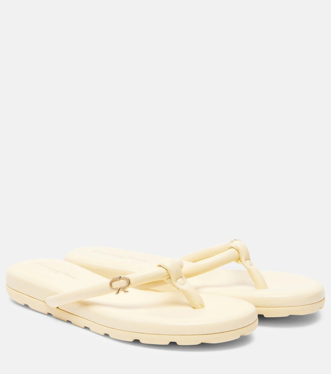 Gianvito Rossi - Fiji leather thong sandals