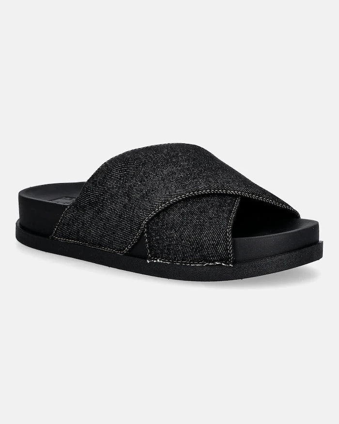 Чехли Tommy Jeans TJW COMFORT SLIDES WASHED DENIM