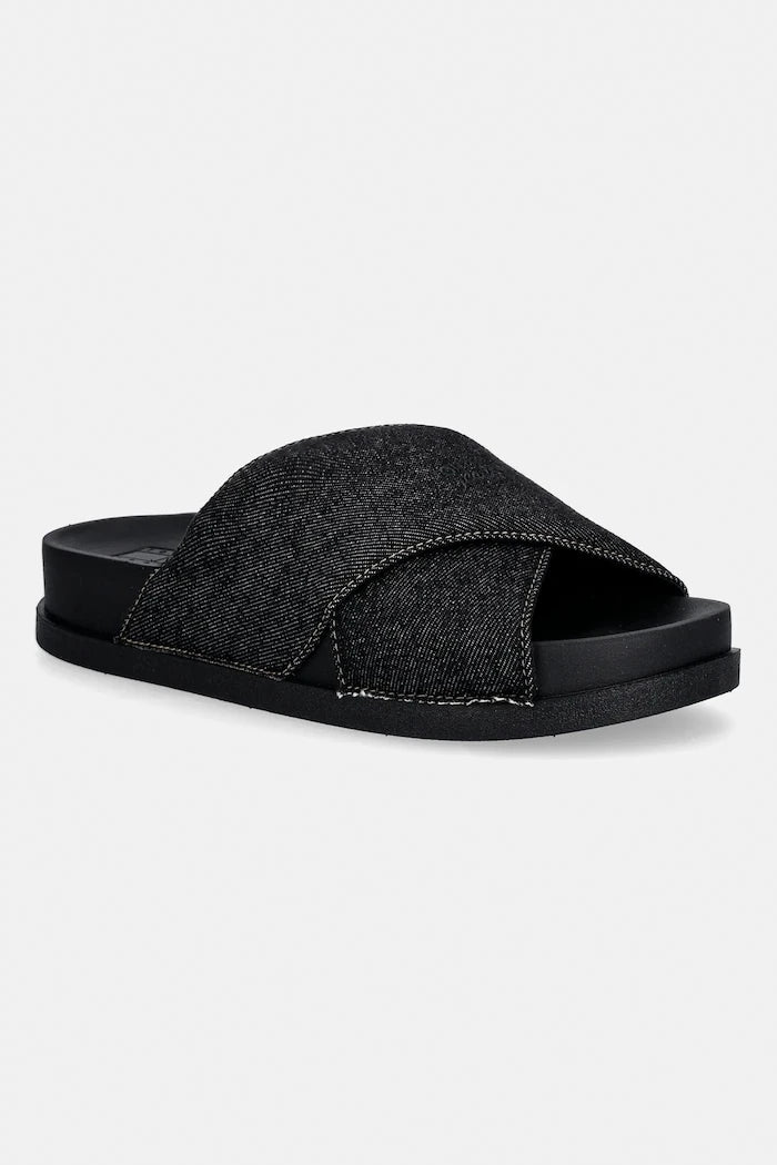 Чехли Tommy Jeans TJW COMFORT SLIDES WASHED DENIM