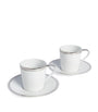 Wilshire Espresso Cup and Saucer (Set of 2)