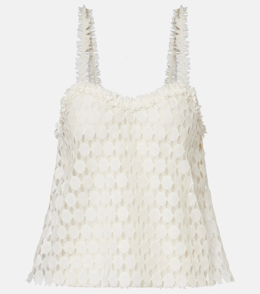 Ulla Johnson - Francoise lace cotton-blend top