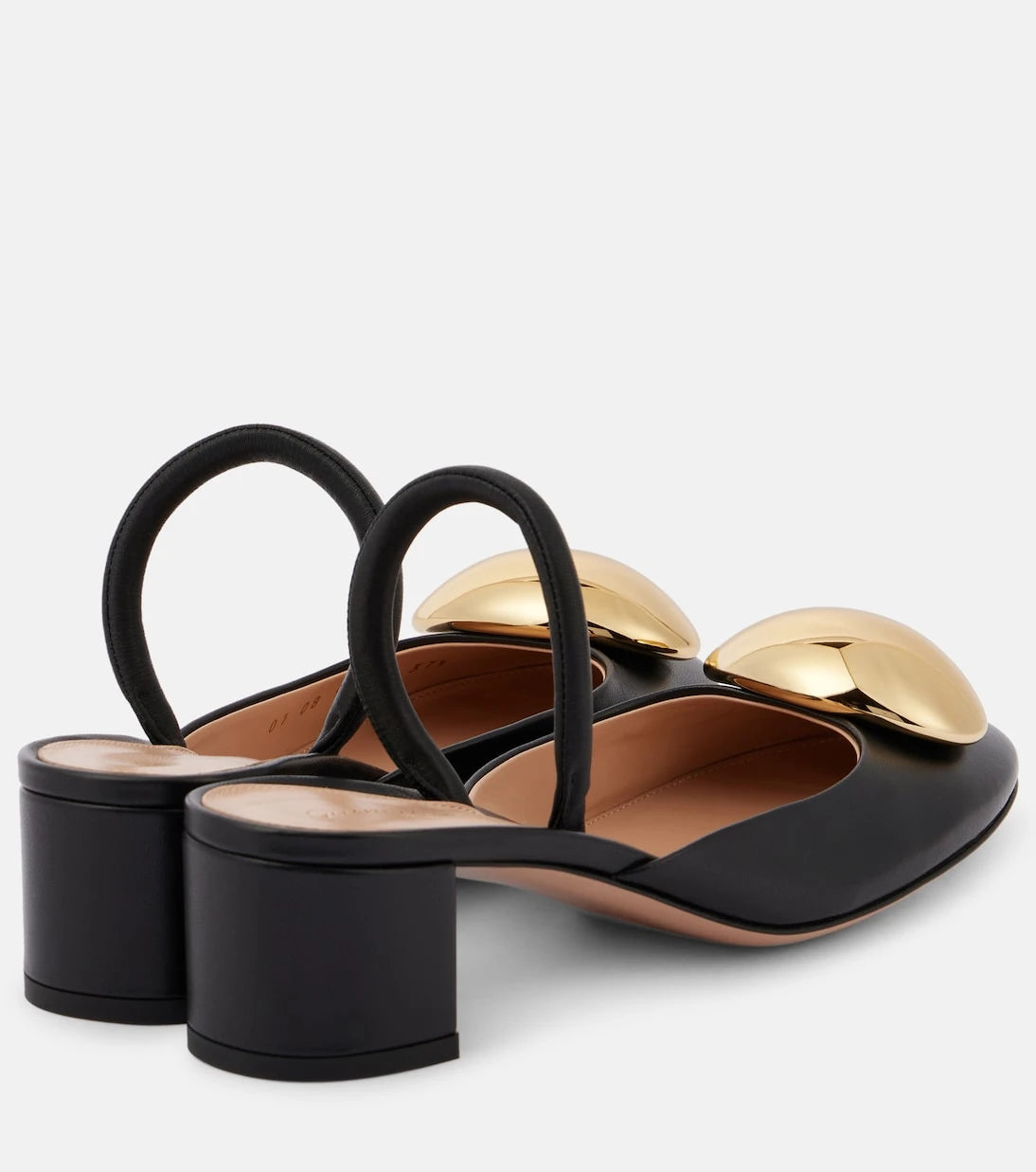 Gianvito Rossi - Sphera 45 leather pumps