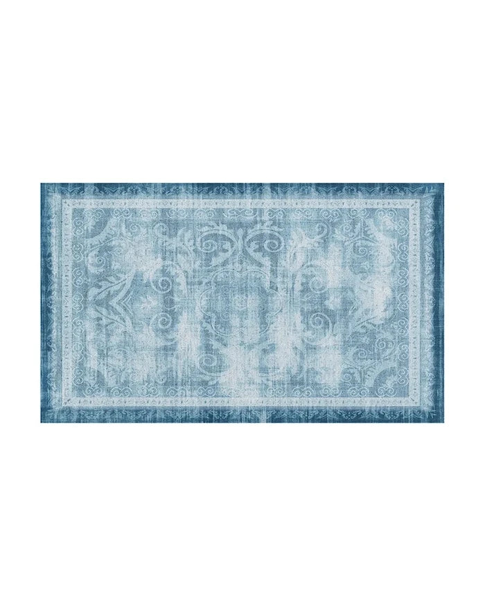 Artsy Doormats Solgun Mavi Pers Tarzı Paspas