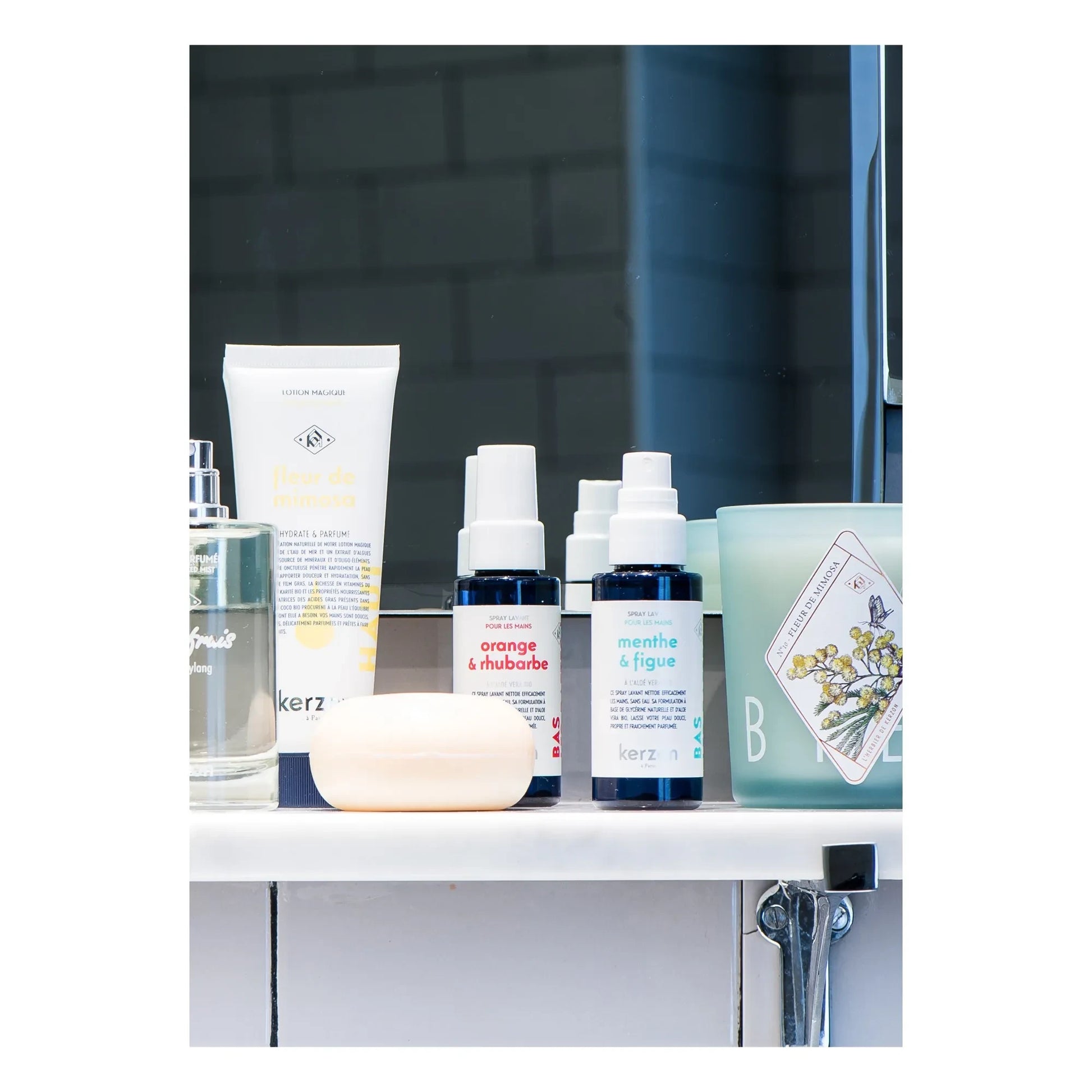 Kerzon - Hand cleansing spray - Orange & rhubarb