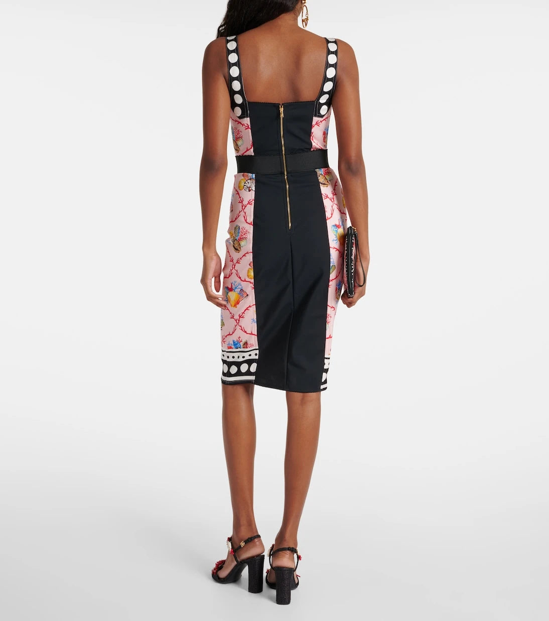 Dolce&Gabbana - Capri printed silk-blend minidress