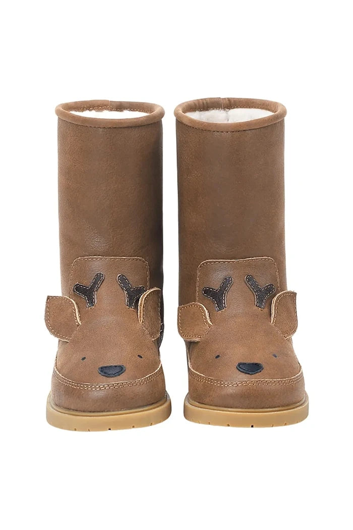 Donsje Wadudu Special Boots Stag Çocuk Deri Kışlık Botlar