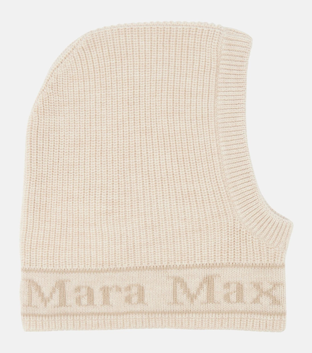 Max Mara - Logo intarsia wool balaclava