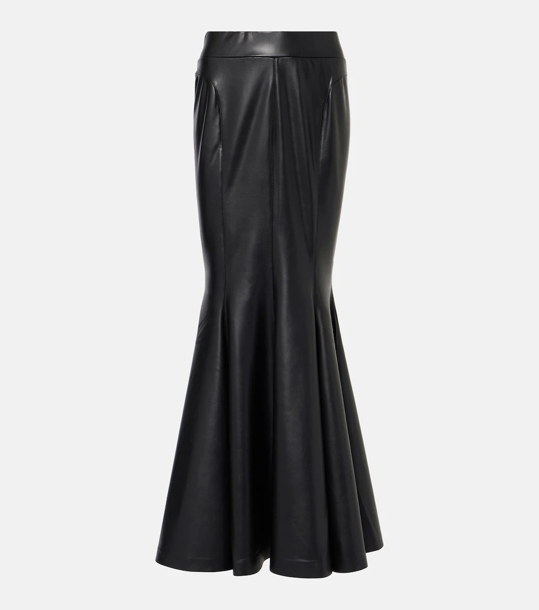 Norma Kamali - Faux leather maxi skirt