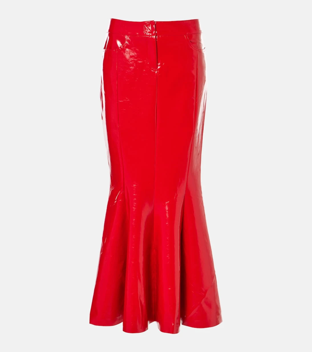 Norma Kamali - Jean faux leather maxi skirt