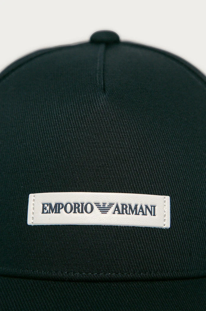 Emporio Armani Pamuklu Vizörlü Şapka
