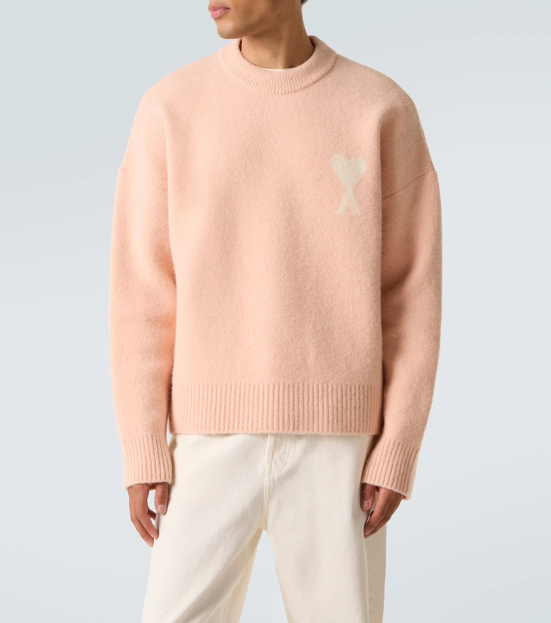 Ami Paris - Ami de Cœur alpaca and wool-blend sweater