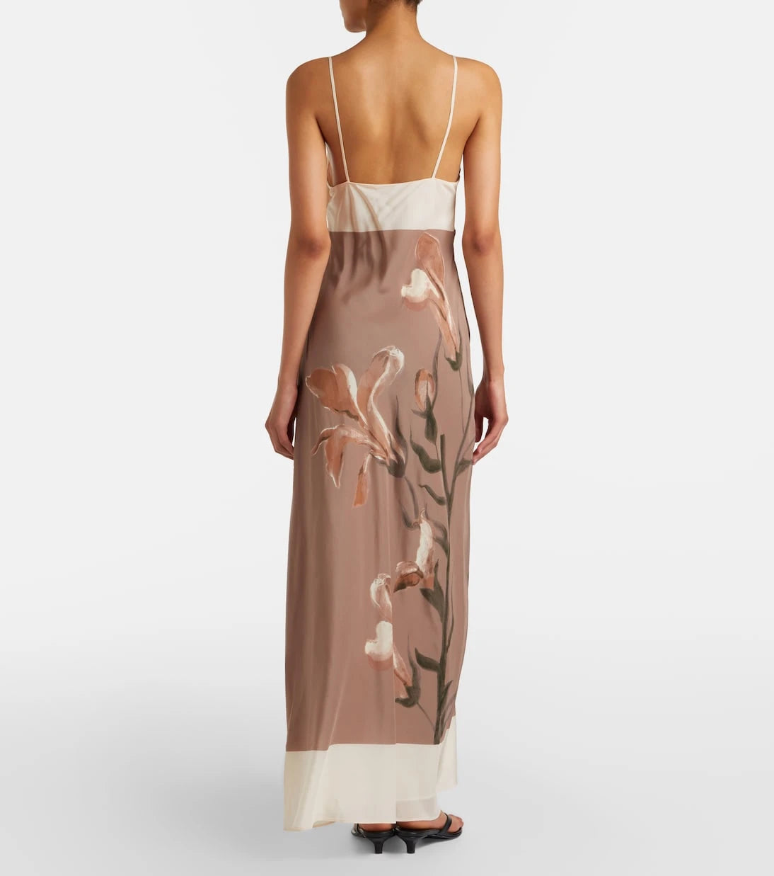 SIR - Azaliea floral silk max dress