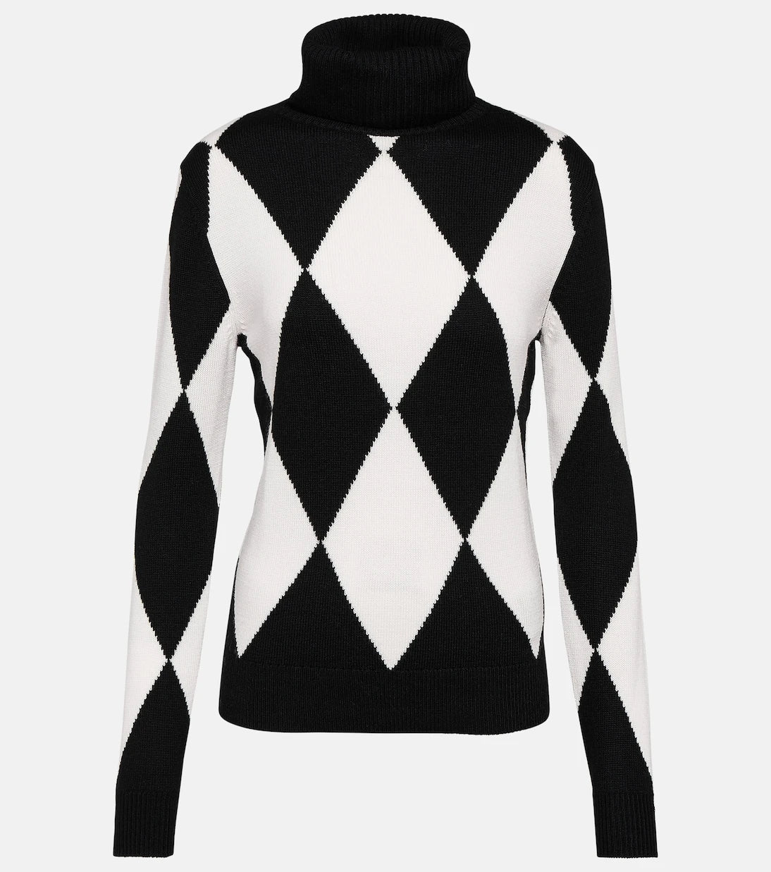 Perfect Moment - Diamond wool turtleneck sweater