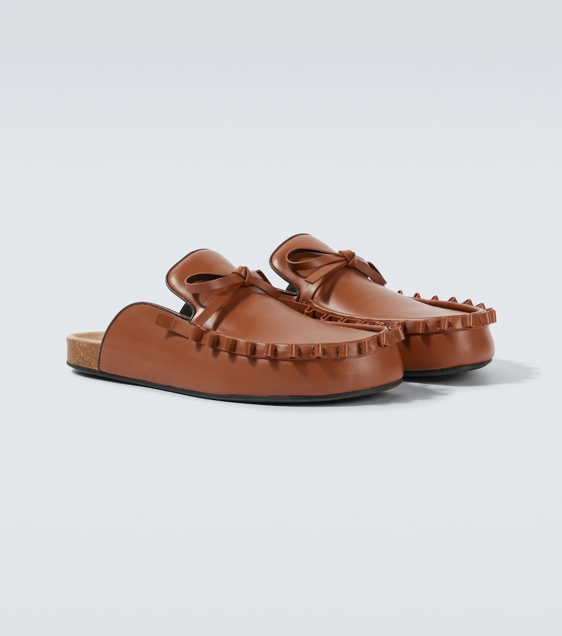 JW Anderson - Ruffled leather mules