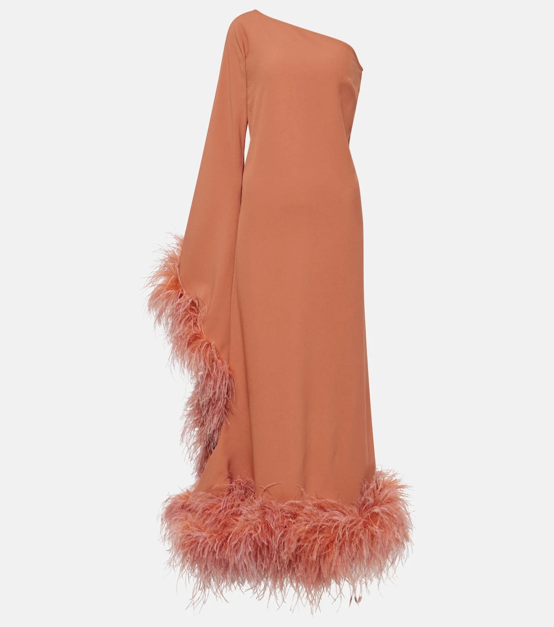 Taller Marmo - Ubud Extravaganza feather-trimmed gown
