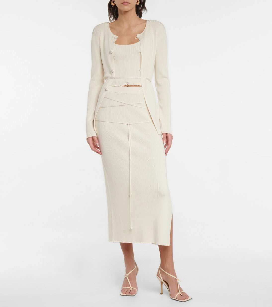 Altuzarra - Maia ribbed-kit crop top