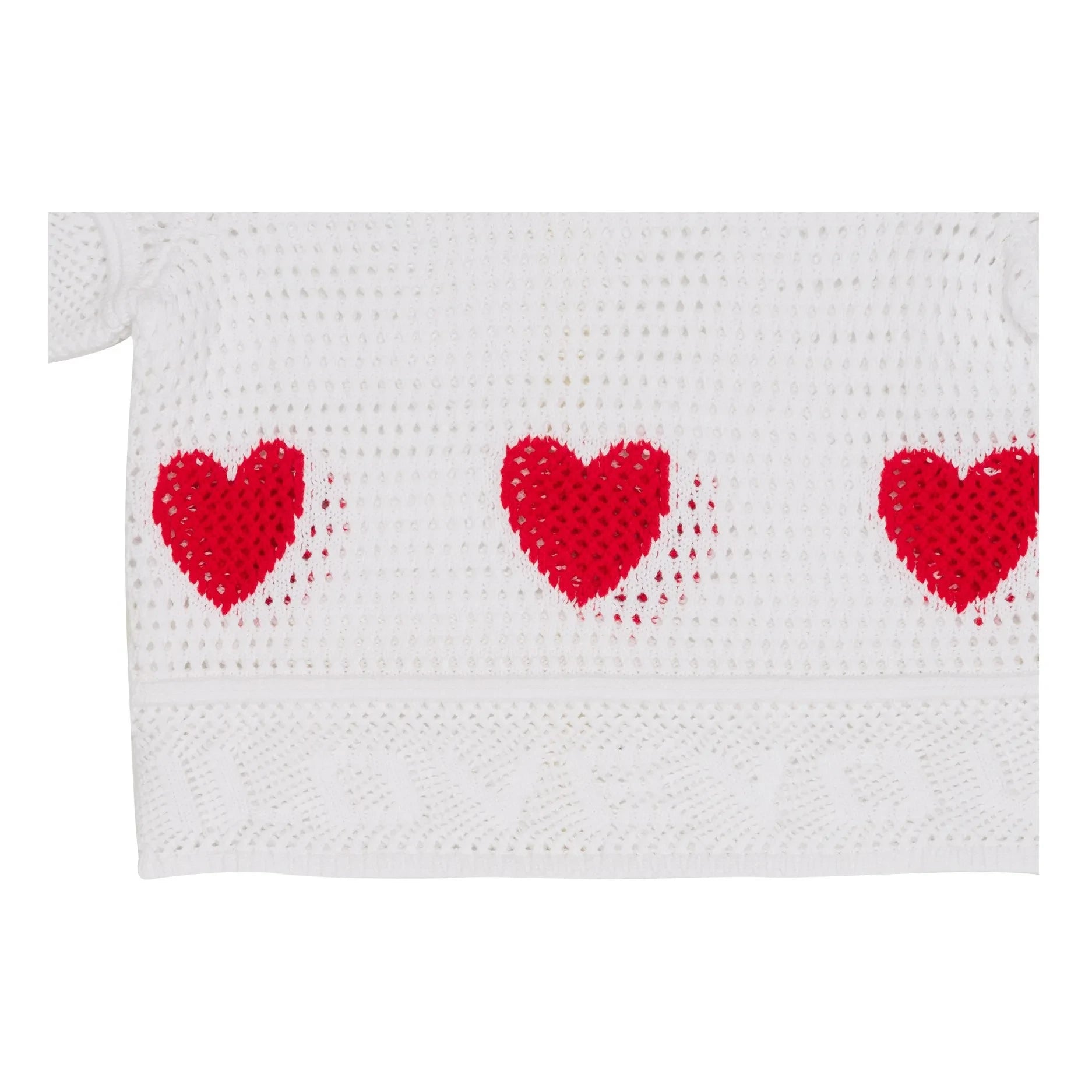 Stella McCartney Kids - Heart jumper | White