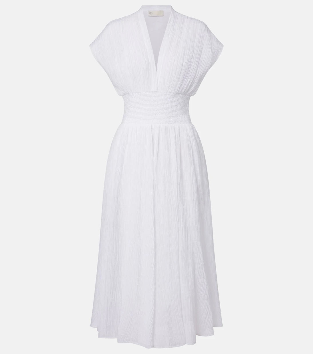 Tory Burch - Linen and cotton midi dress