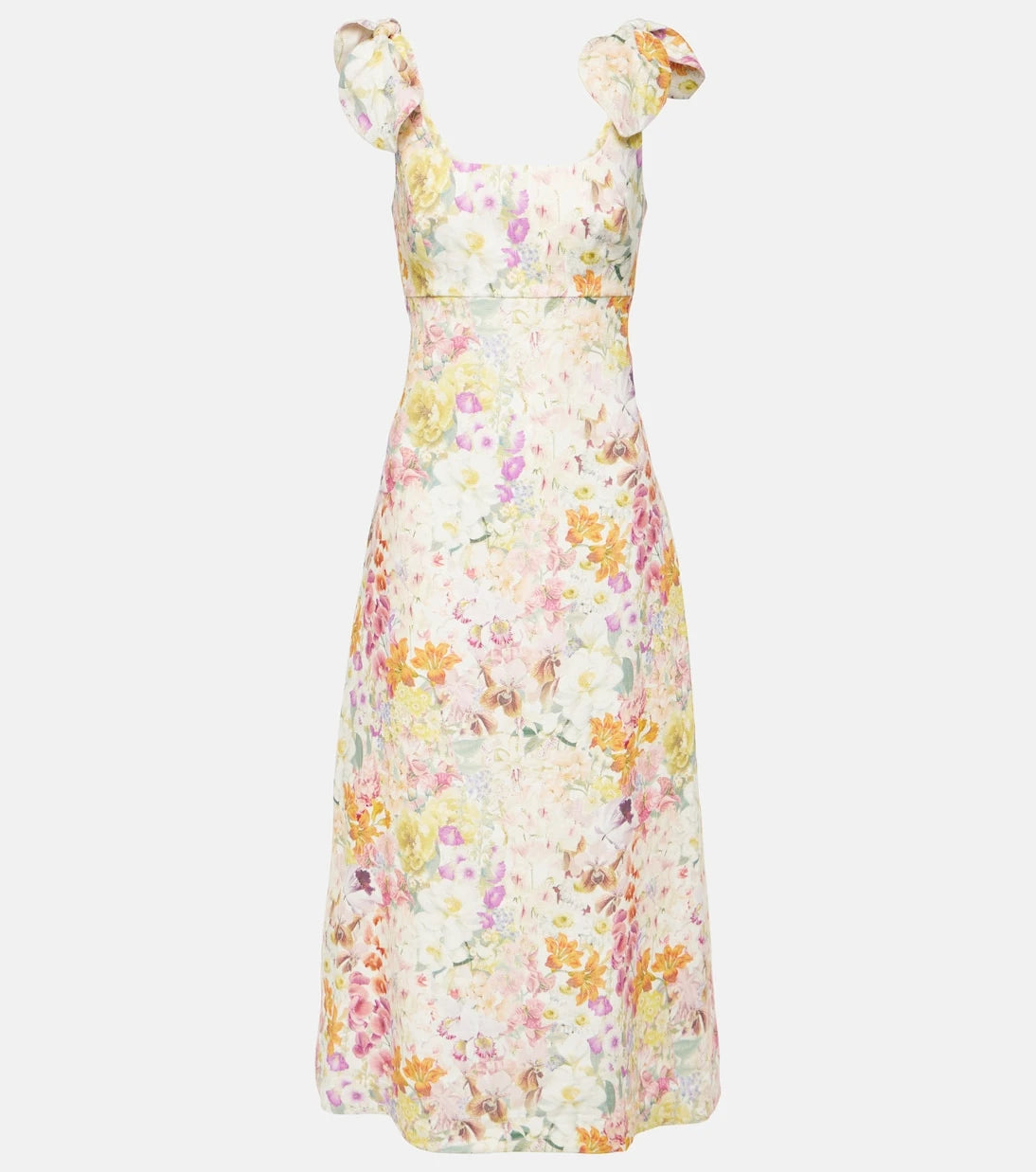 Zimmermann - Harmony floral linen midi dress