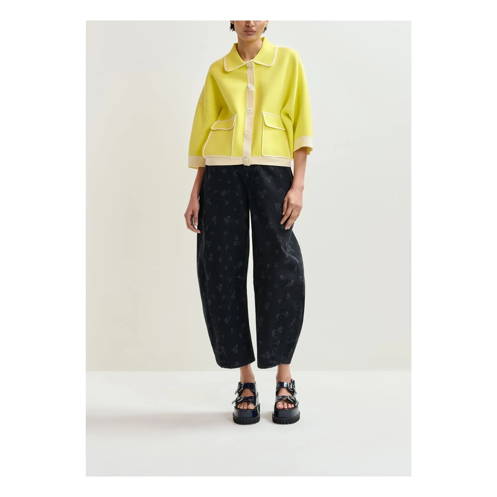 Essentiel Antwerp - Cardigan Jugly | Lemon yellow