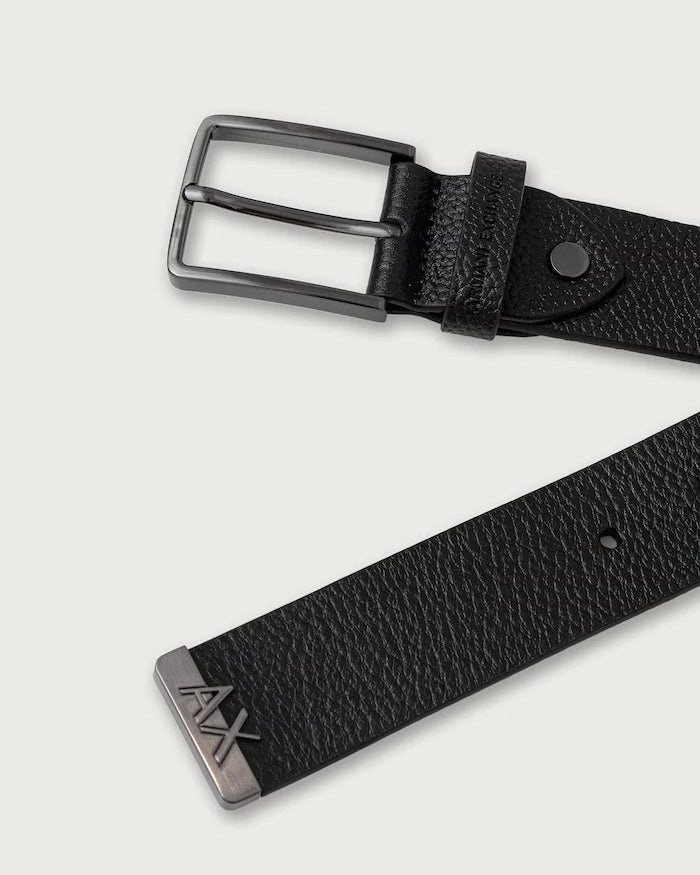 Armani Exchange Erkek Deri Kemer