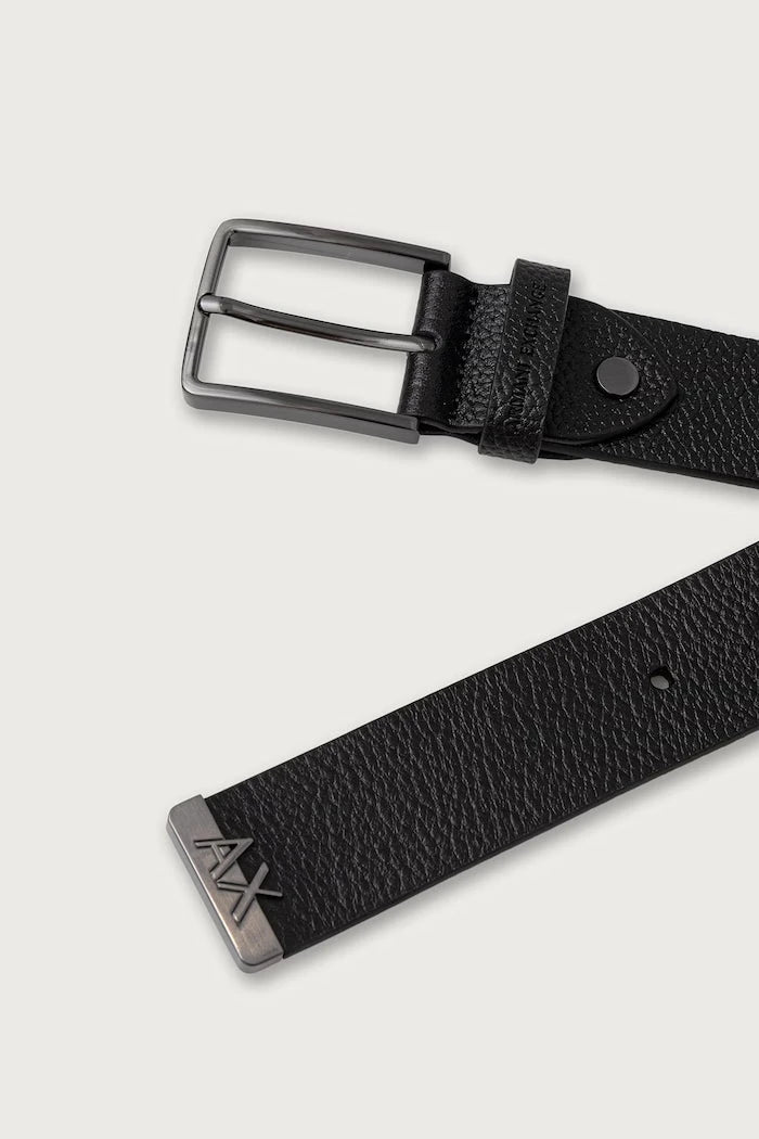 Armani Exchange Erkek Deri Kemer