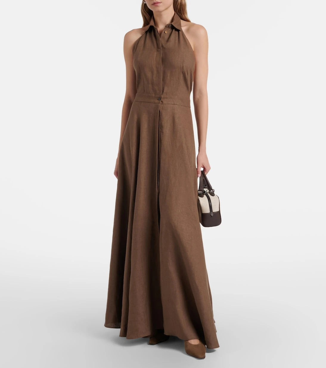 Ralph Lauren Collection - Eldred linen maxi dress