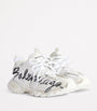 Balenciaga White Track Signature Sneakers