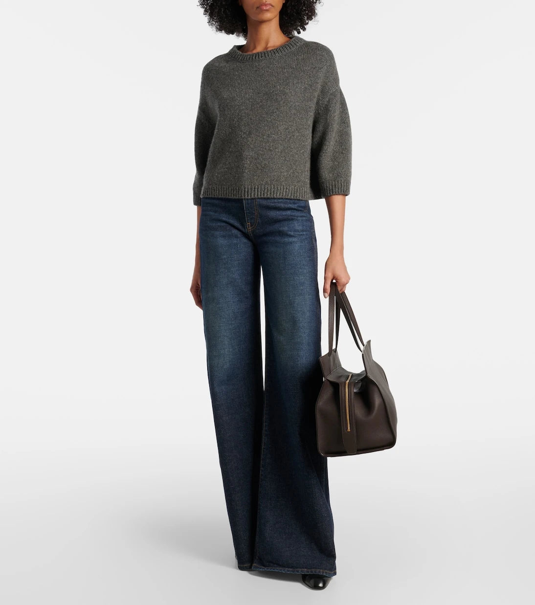 Khaite - Crosby leather tote bag