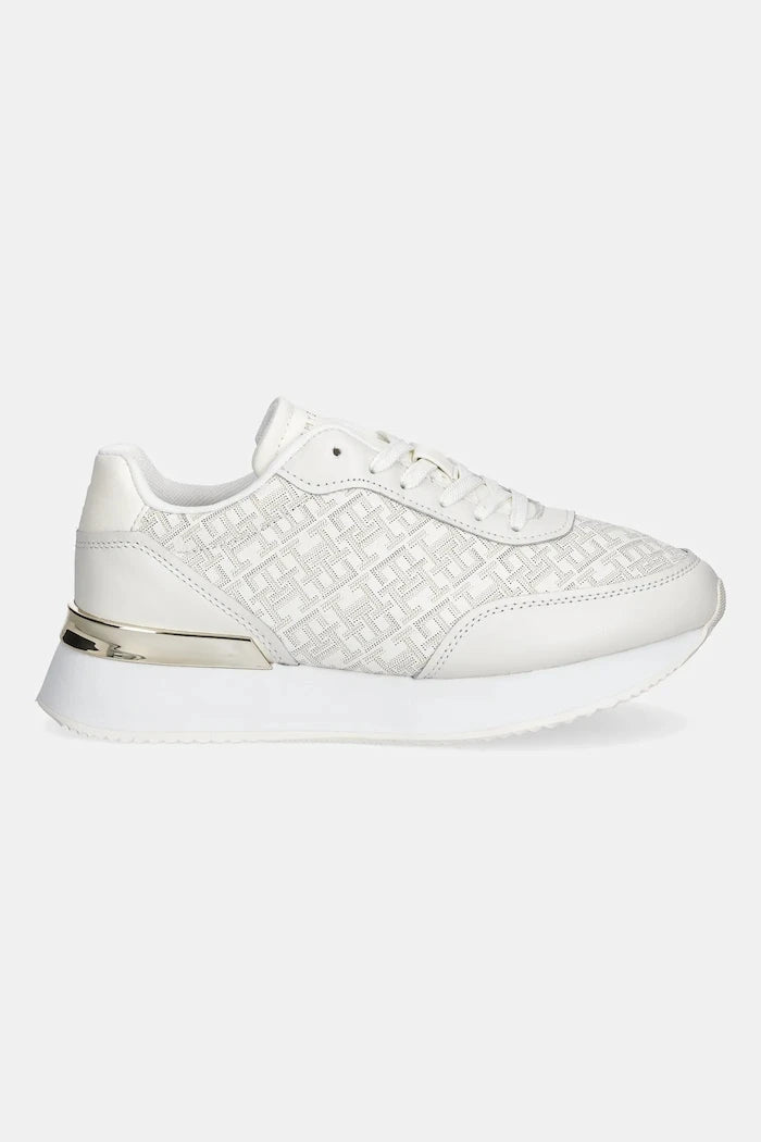 Кожени маратонки Tommy Hilfiger CHIC MONOGRAM RUNNER