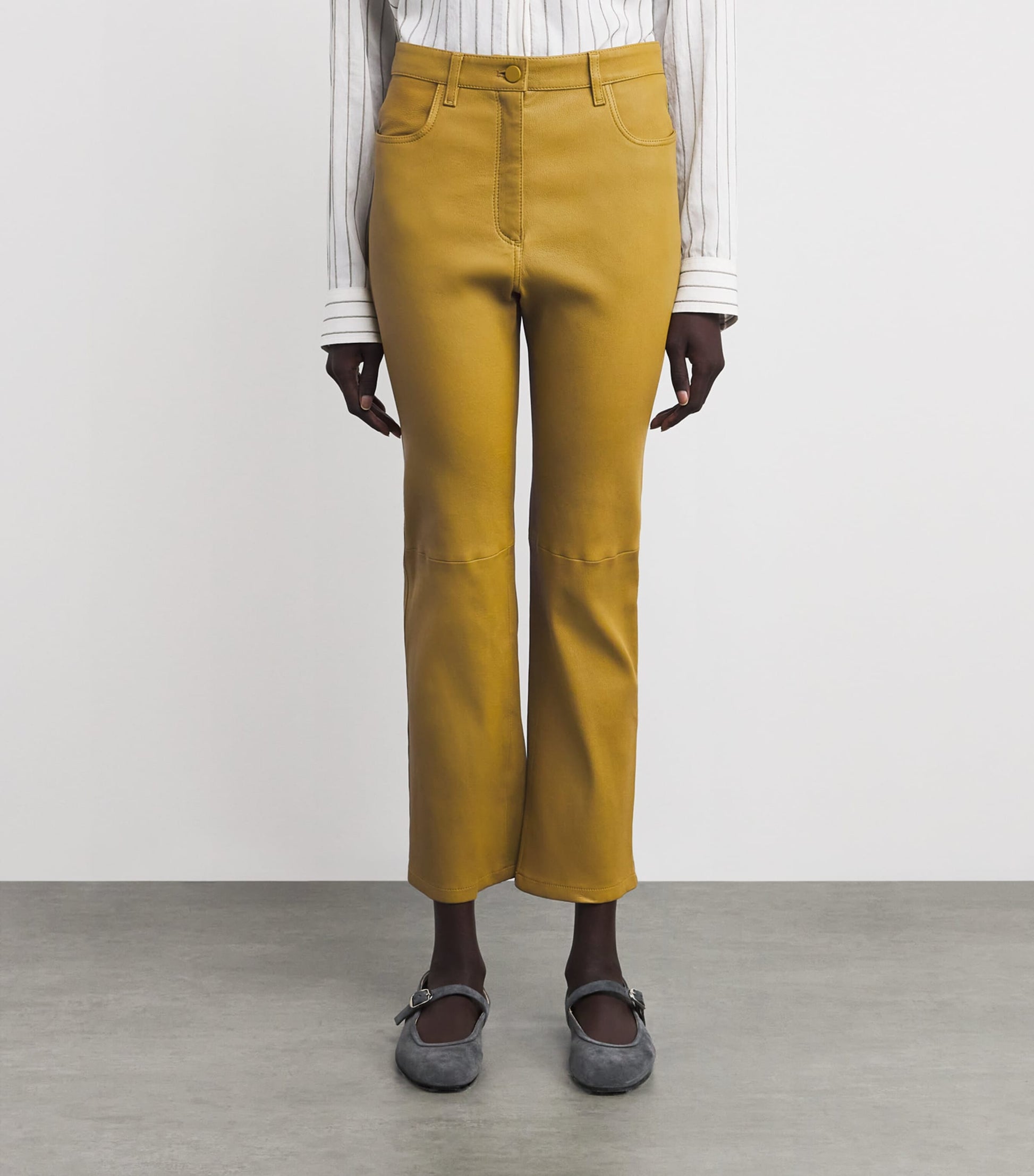 Joseph Lambskin Duke Slim Trousers