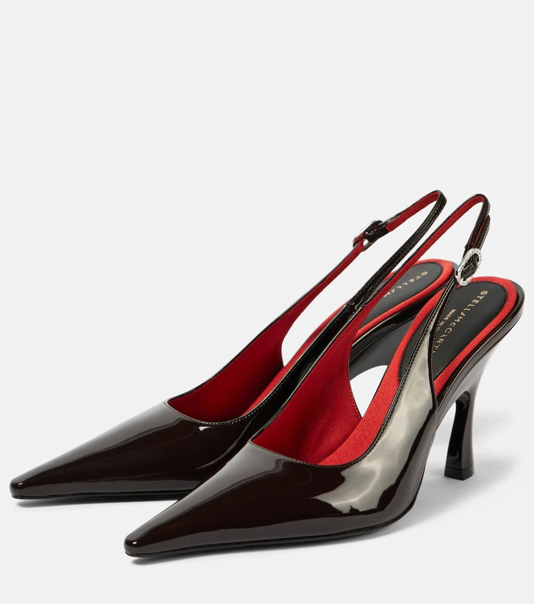 Stella McCartney - Elsa faux leather slingback pumps