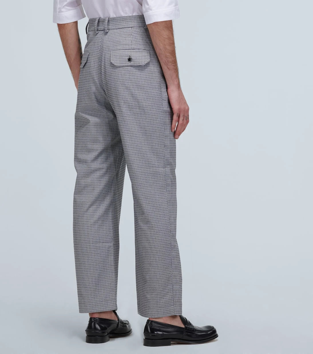 Goetze - Theo straight-leg houndstooth pants