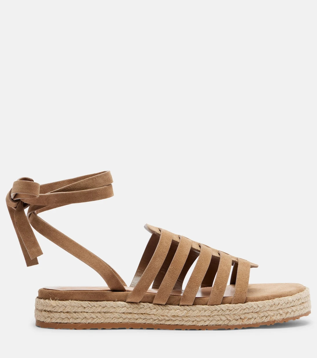 Gianvito Rossi - Pompei suede espadrille sandals