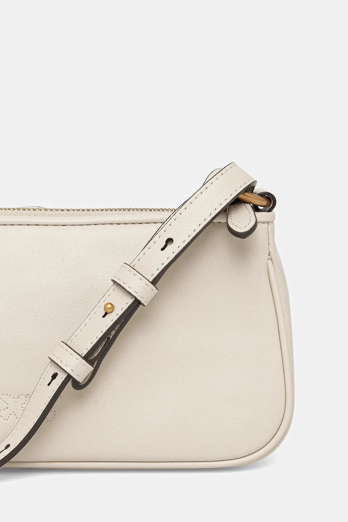 Pinko чанта crossbody дамска от кожа Horizontal