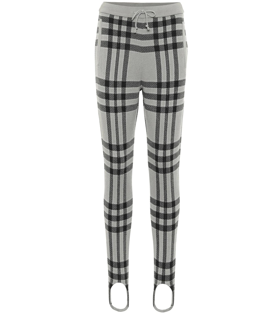 Undercover - Checked wool stirrup pants
