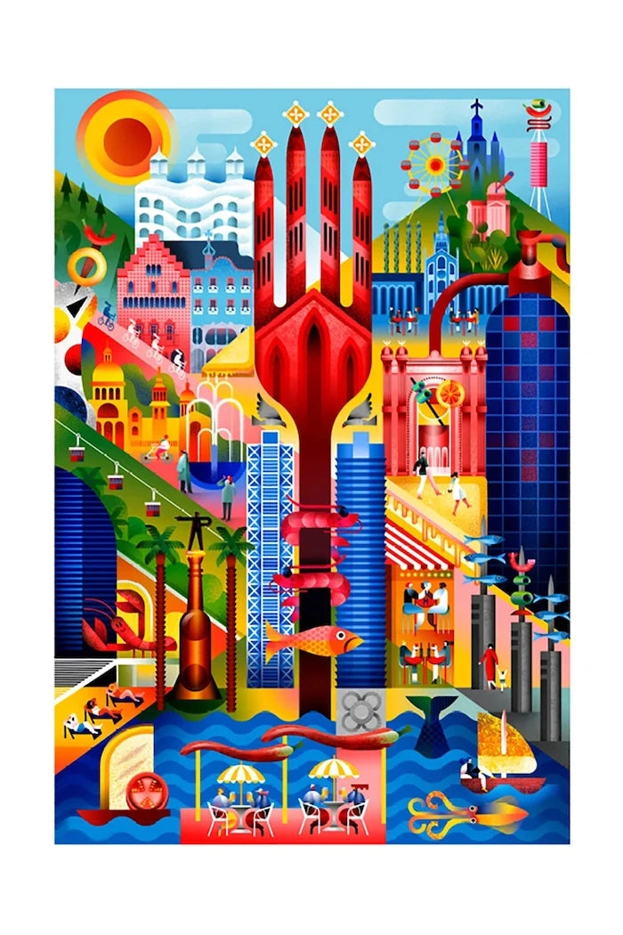 Пъзел Balvi Barcelona 1000 pcs