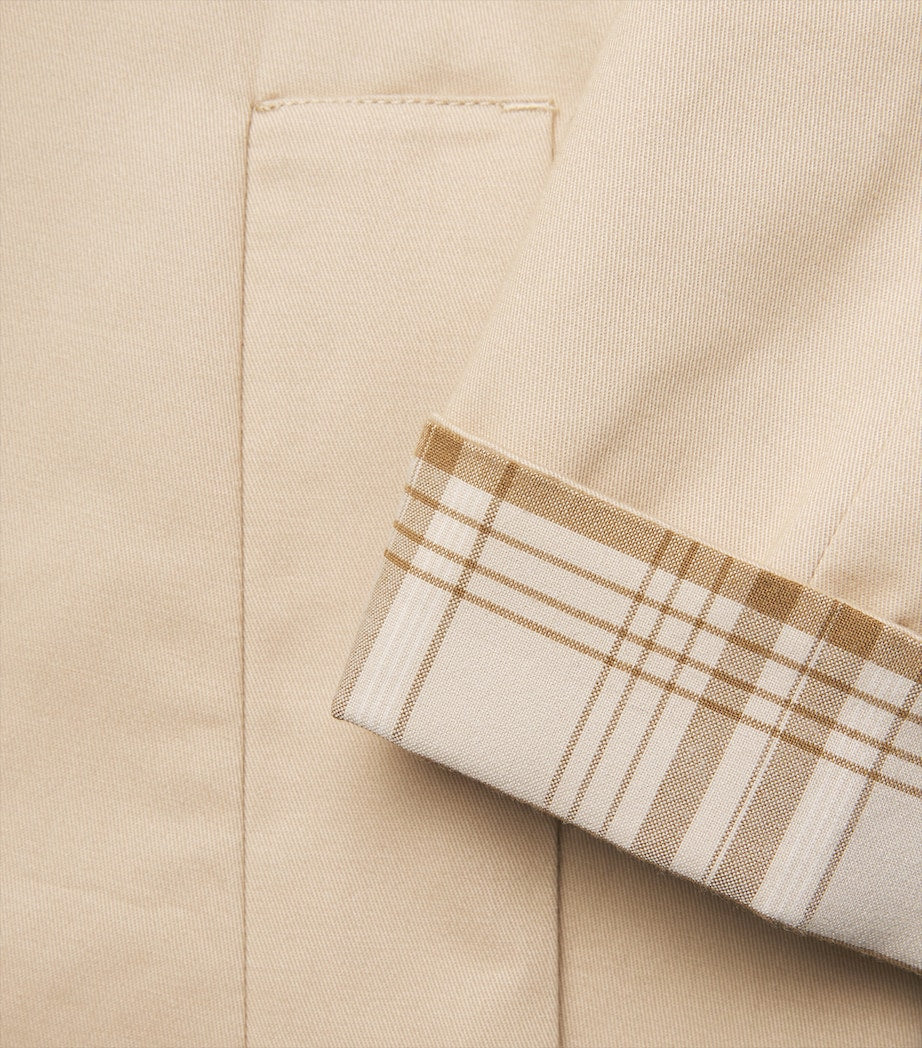 Maje Beige Cotton Trench Coat