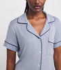 Gisele Short Pyjama Set GRAY DAWN/NAVY